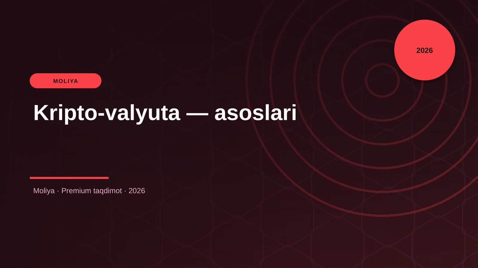 Kripto-valyuta — asoslari