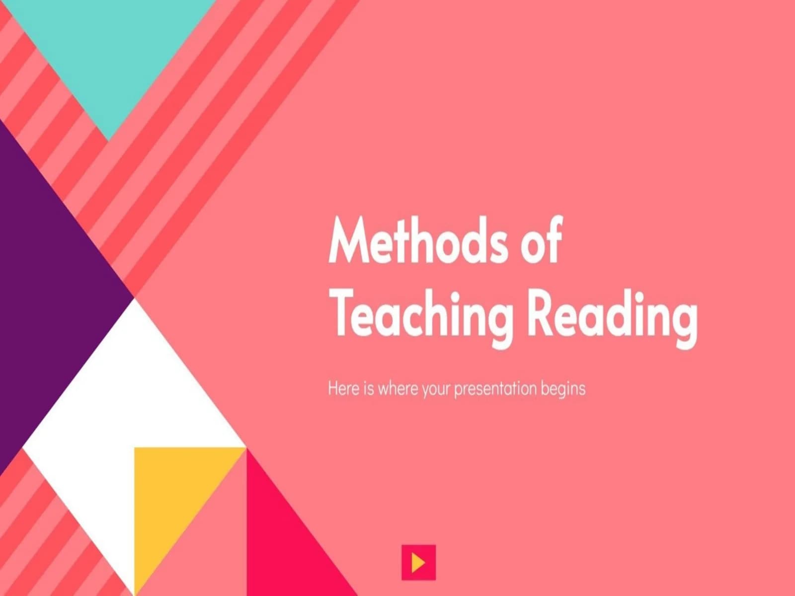 Reading is a process of constructing meaning from written texts
