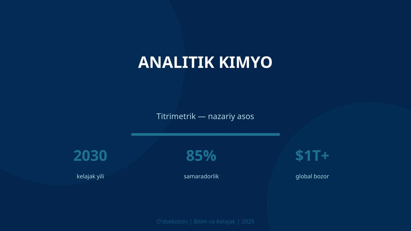Analitik Kimyo