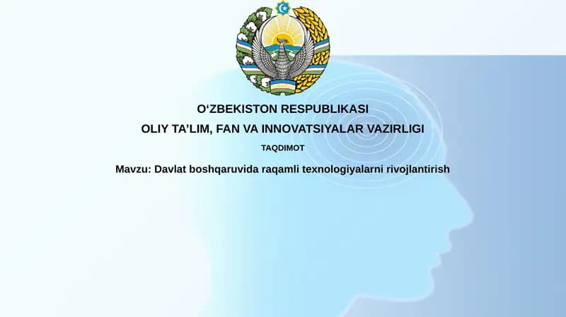Raqamli Texnologiyalarning Rivojlanishi
