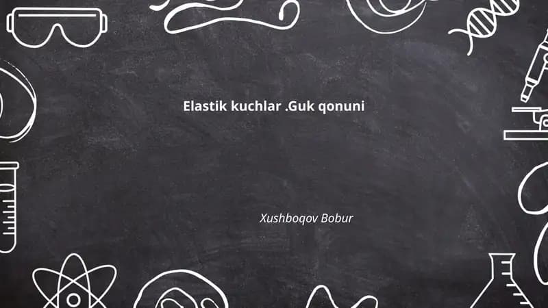Elastik kuchlar