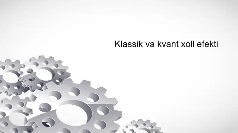 Kvant Xoll effekti