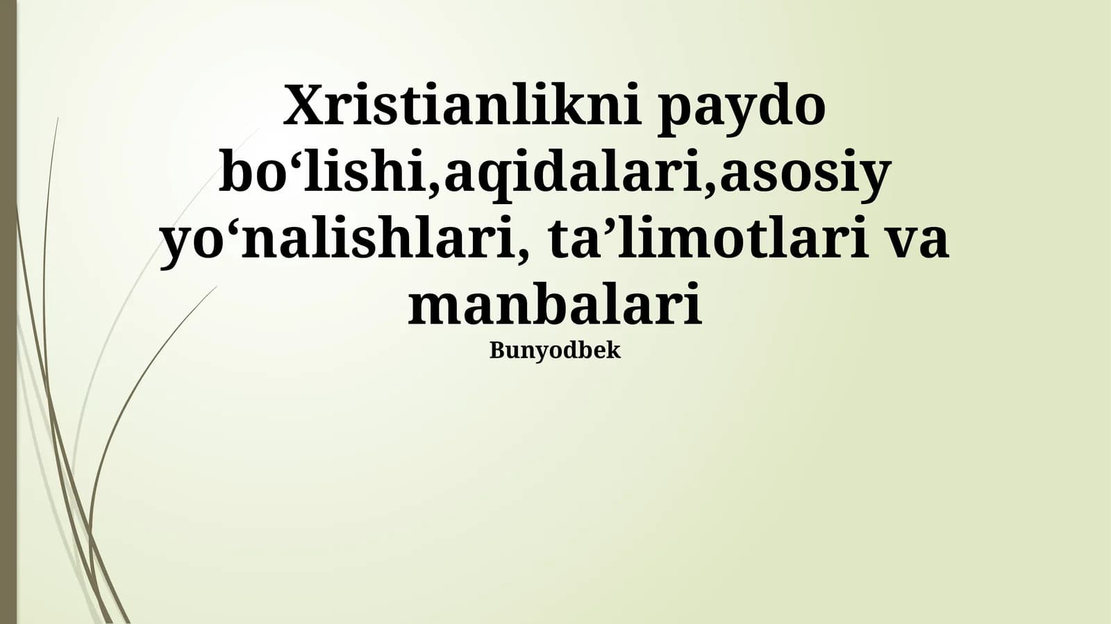Xristianlikning Tarixi