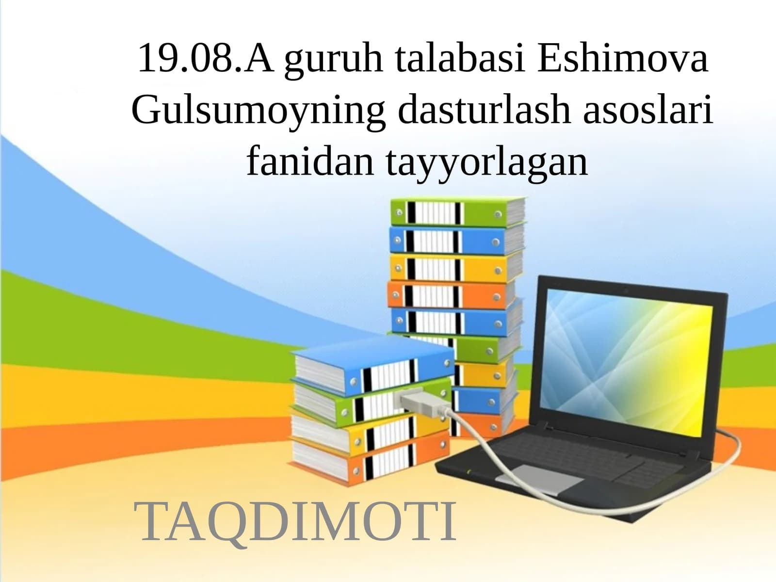 TAQDIMOTI
