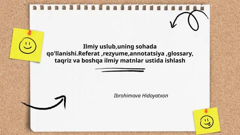 Ilmiy uslub