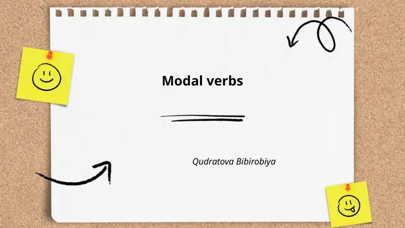 Modal verbs