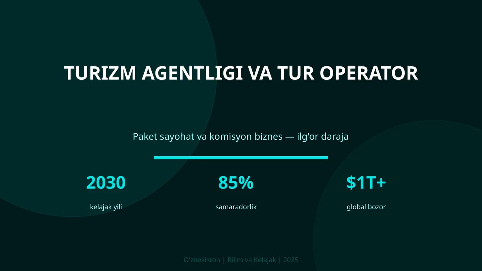 Turizm agentligi va tur operator