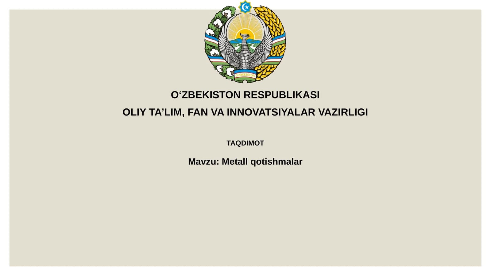 Metall qotishmalari