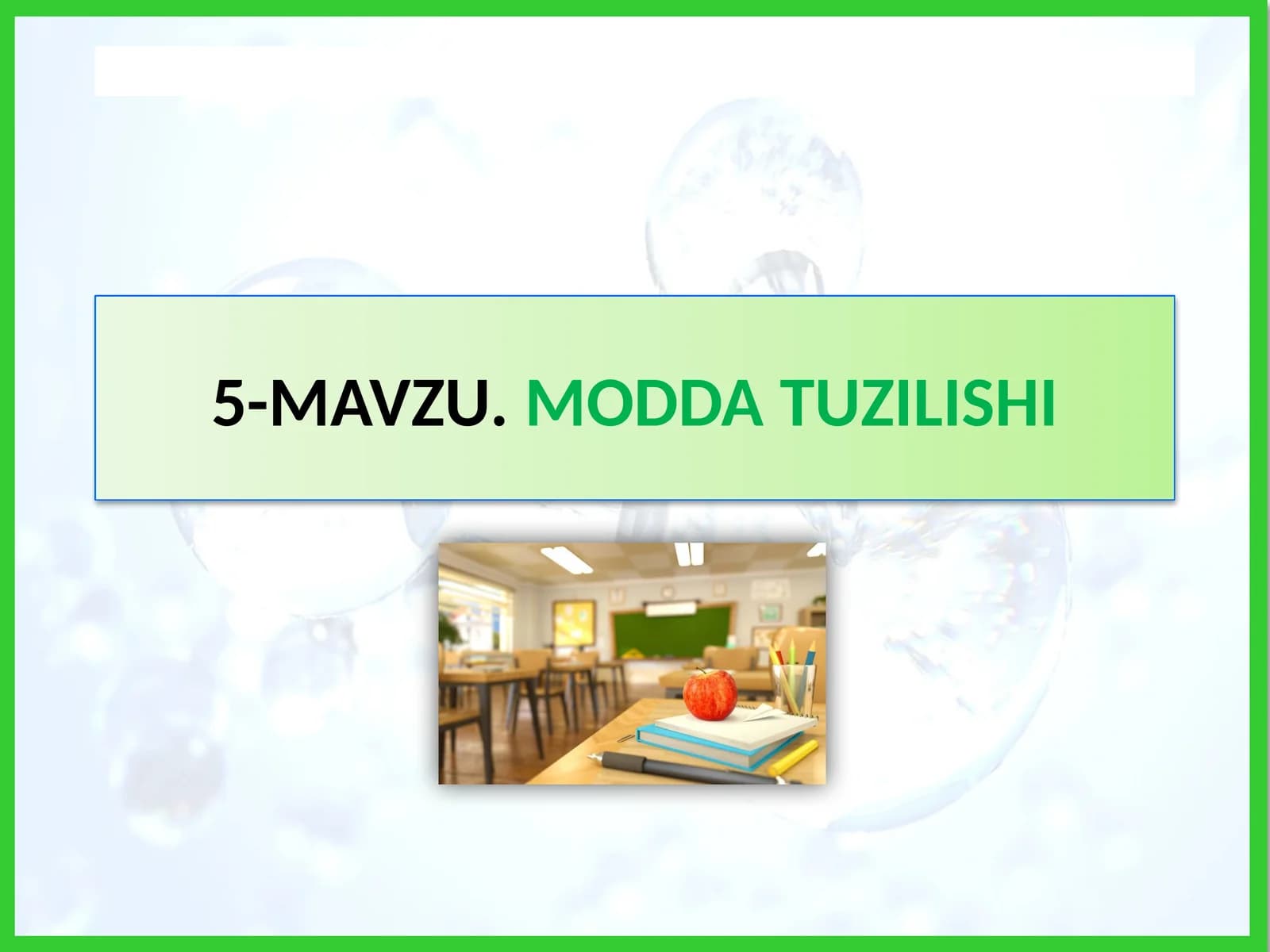 MODDA TUZILISHI