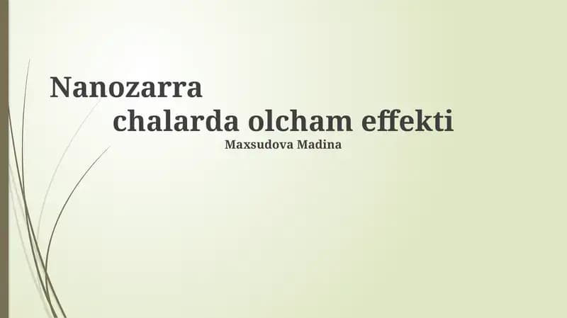 Nanozarra