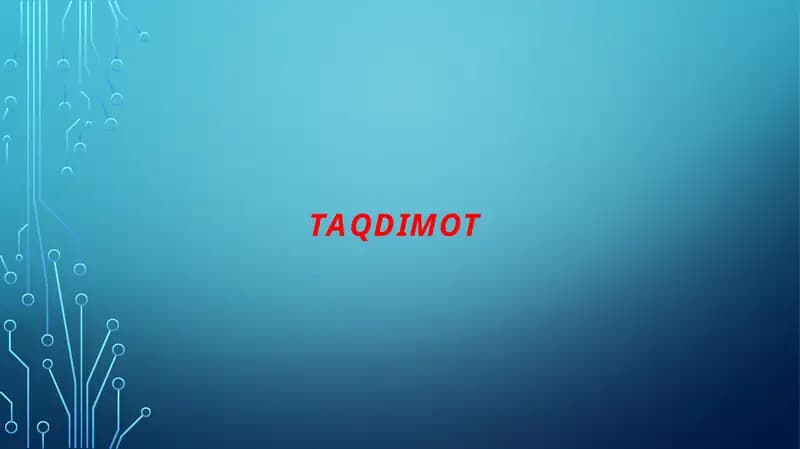 O'zbekistonning yangi tarixi