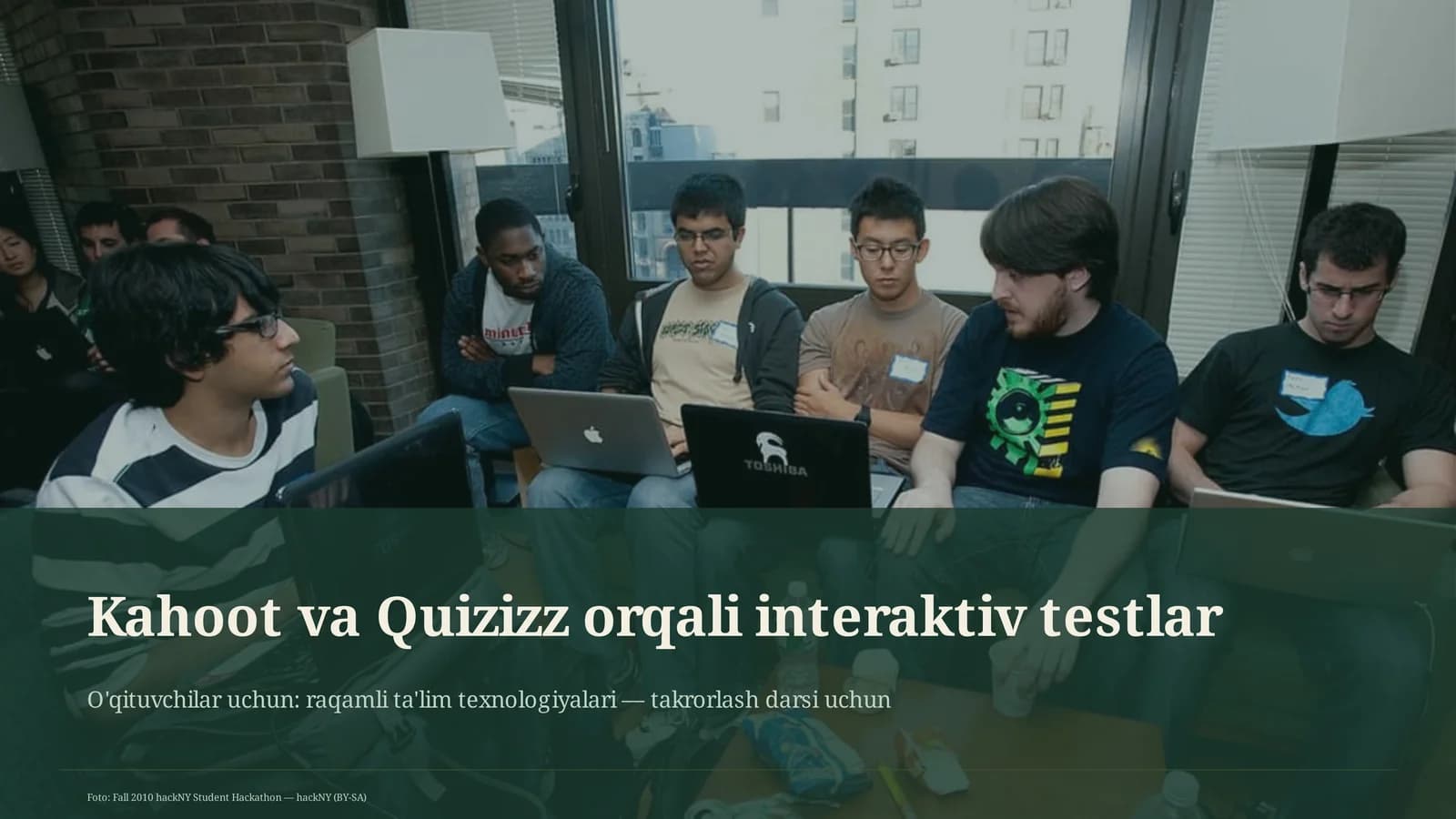 Kahoot va Quizizz orqali interaktiv testlar