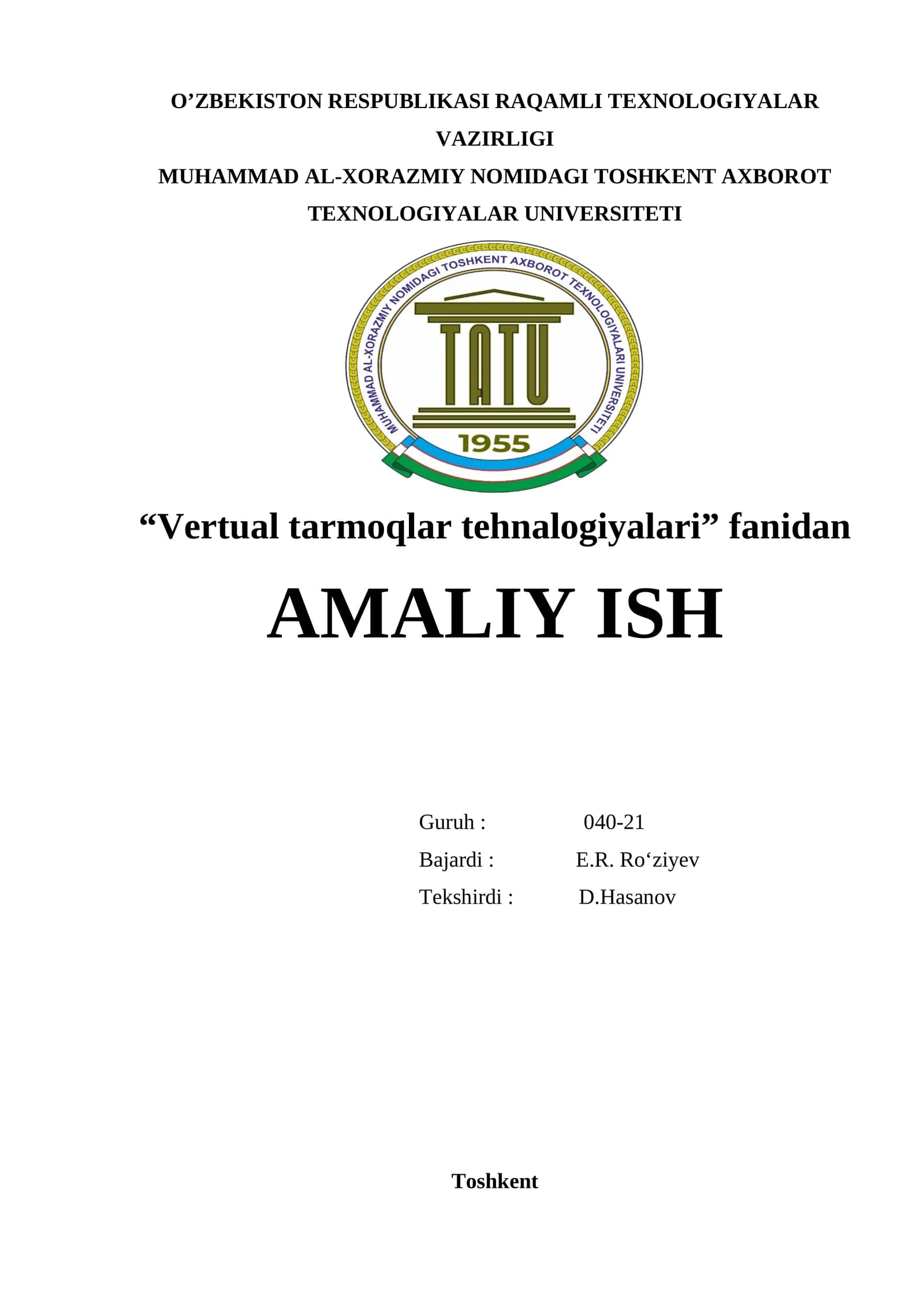 VMware ESXi da virtual disklar ustida ishlash va virtual kommutator yaratish