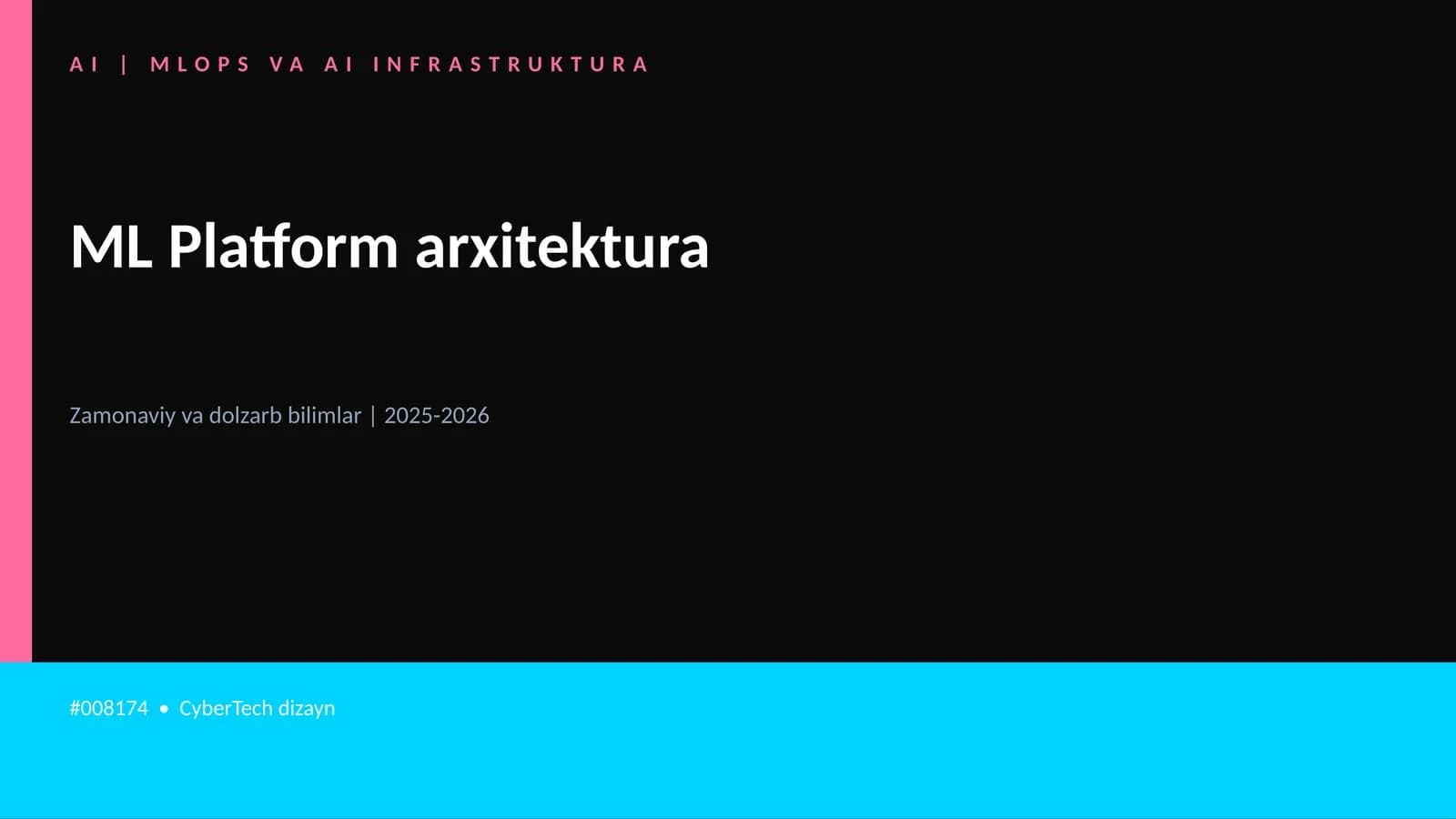 AI | MLOPS VA AI INFRASTRUKTURA