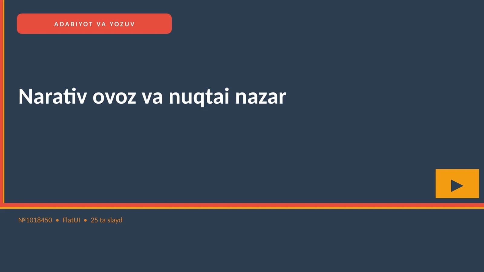 ADABIYOT VA YOZUV