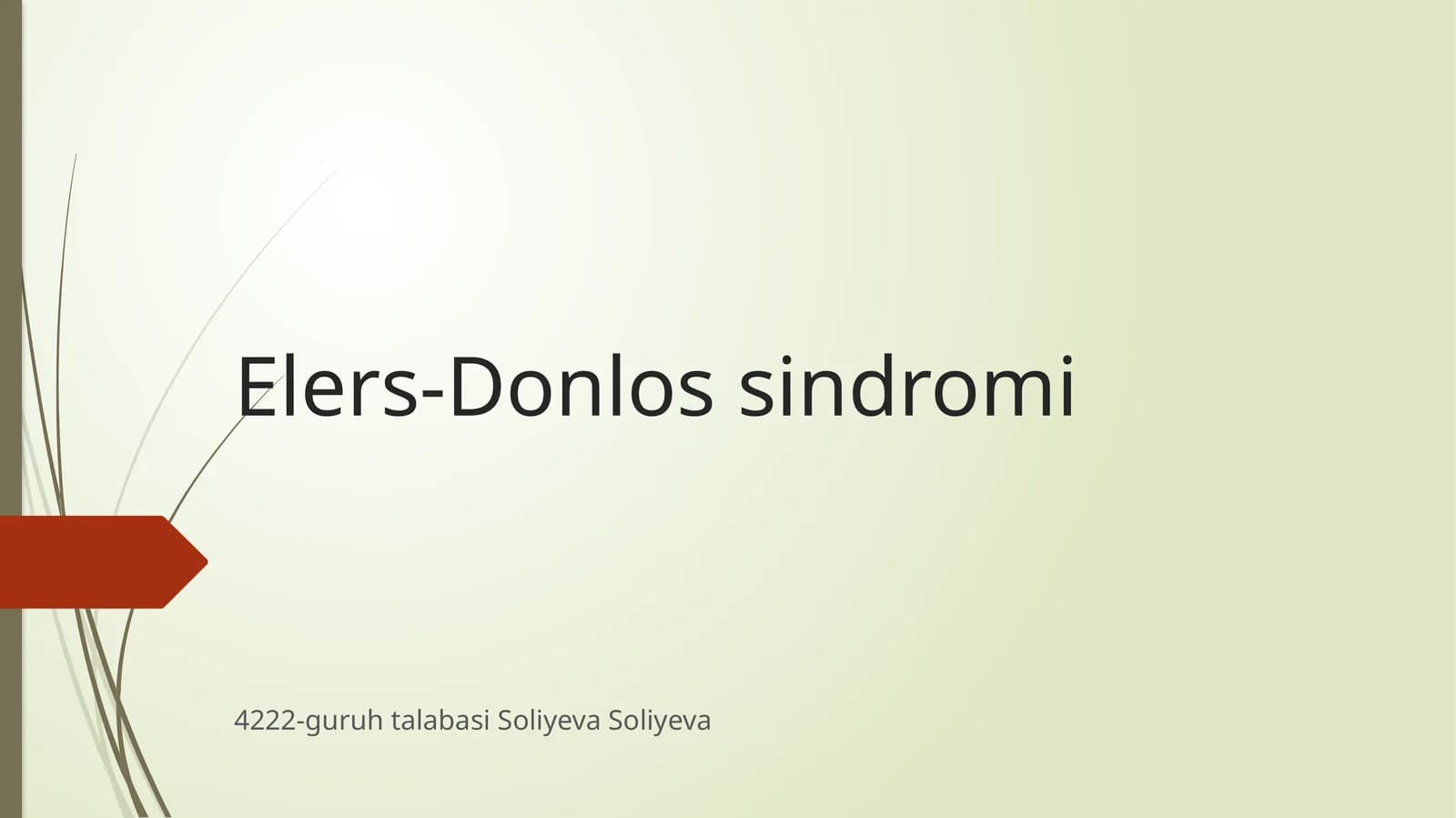 Ehlers-Danlossindromi