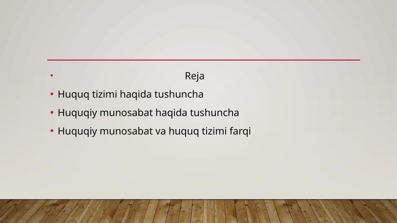 Huquq tizimi
