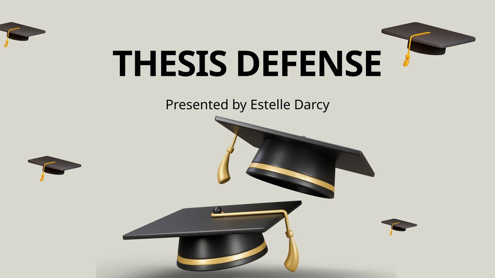 THESIS DEFENSE