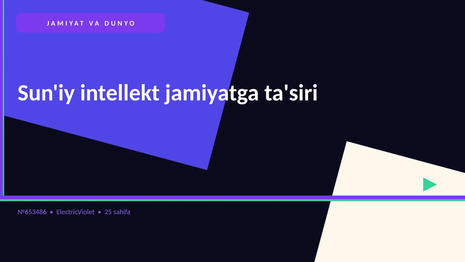 Sun'iy intellekt jamiyatga ta'siri