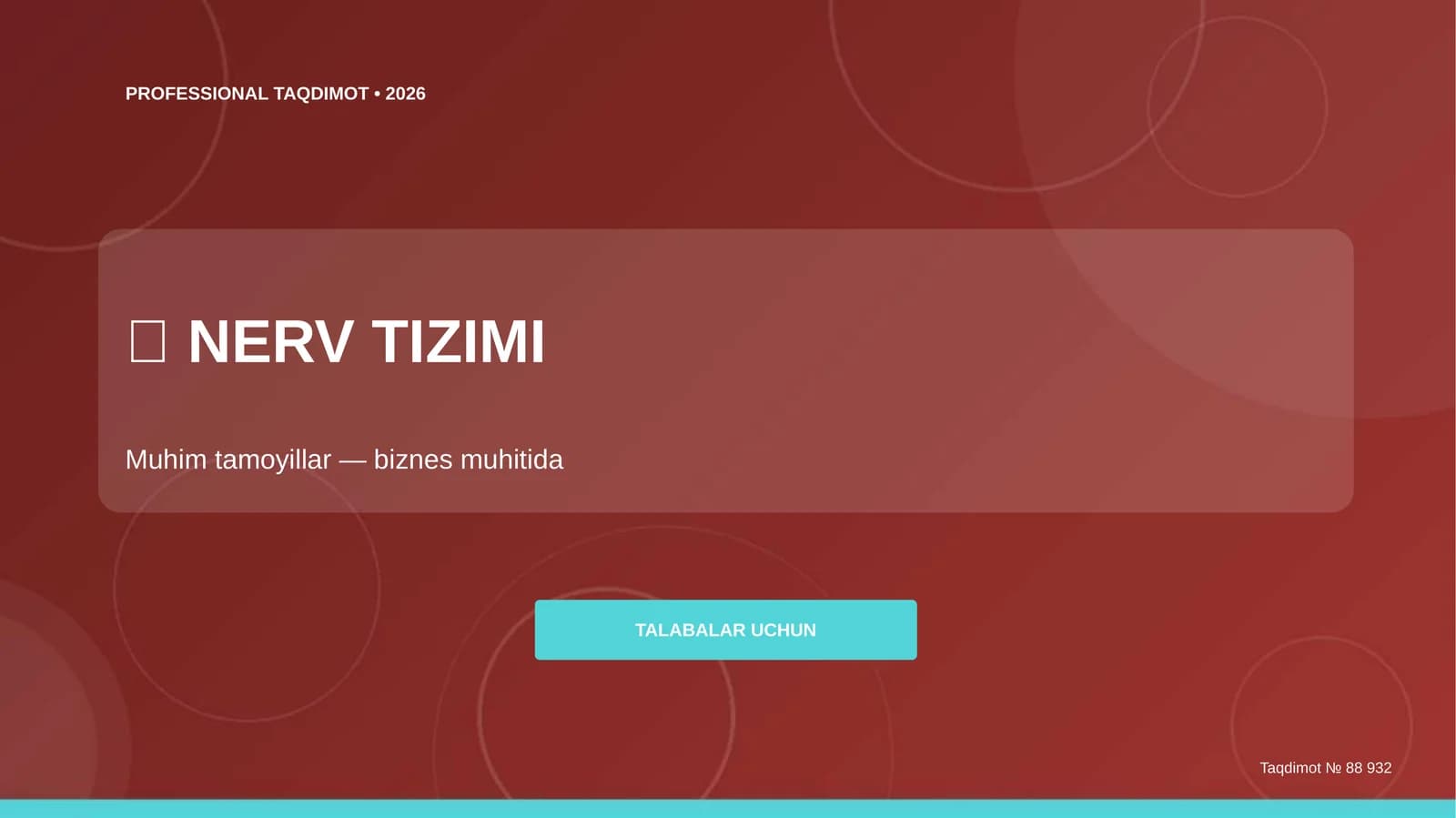 Nerv Tizimi