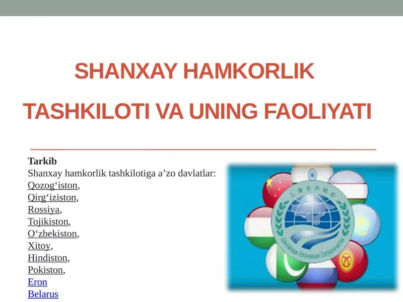 Shanxayhamkorlik Tashkiloti
