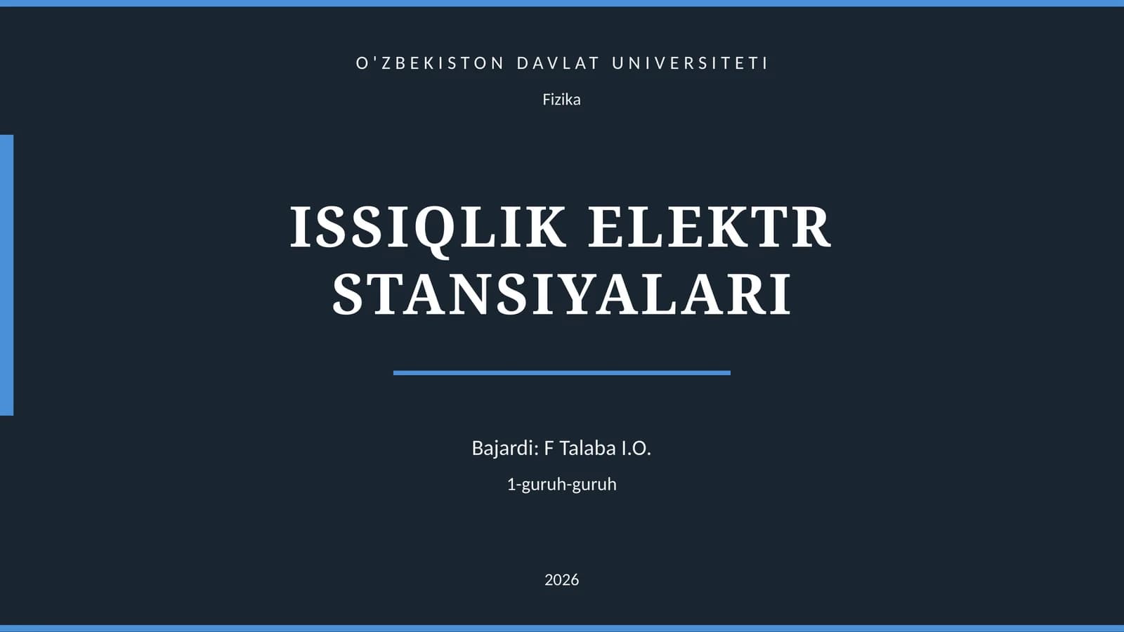 ISSIQLIK ELEKTR STANSIYALARI