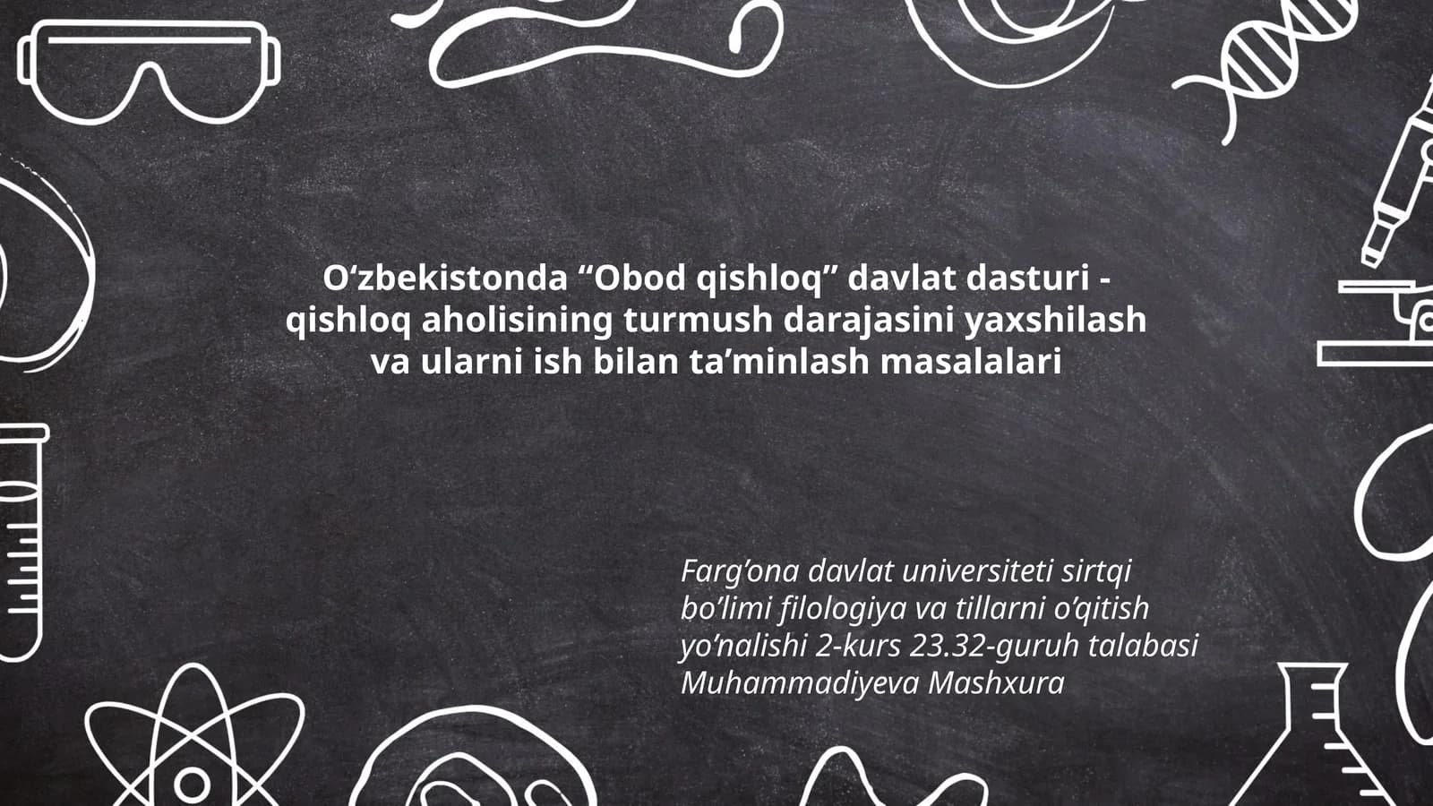 Obod qishloq davlat dasturi