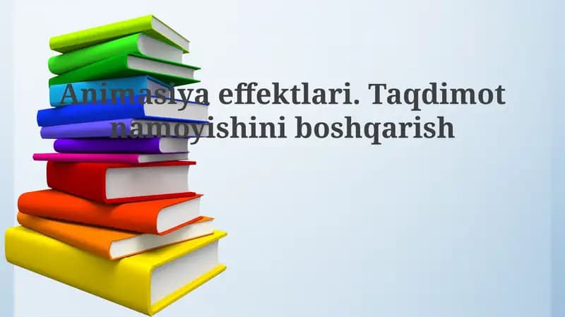 Animatsiyaeffektlari