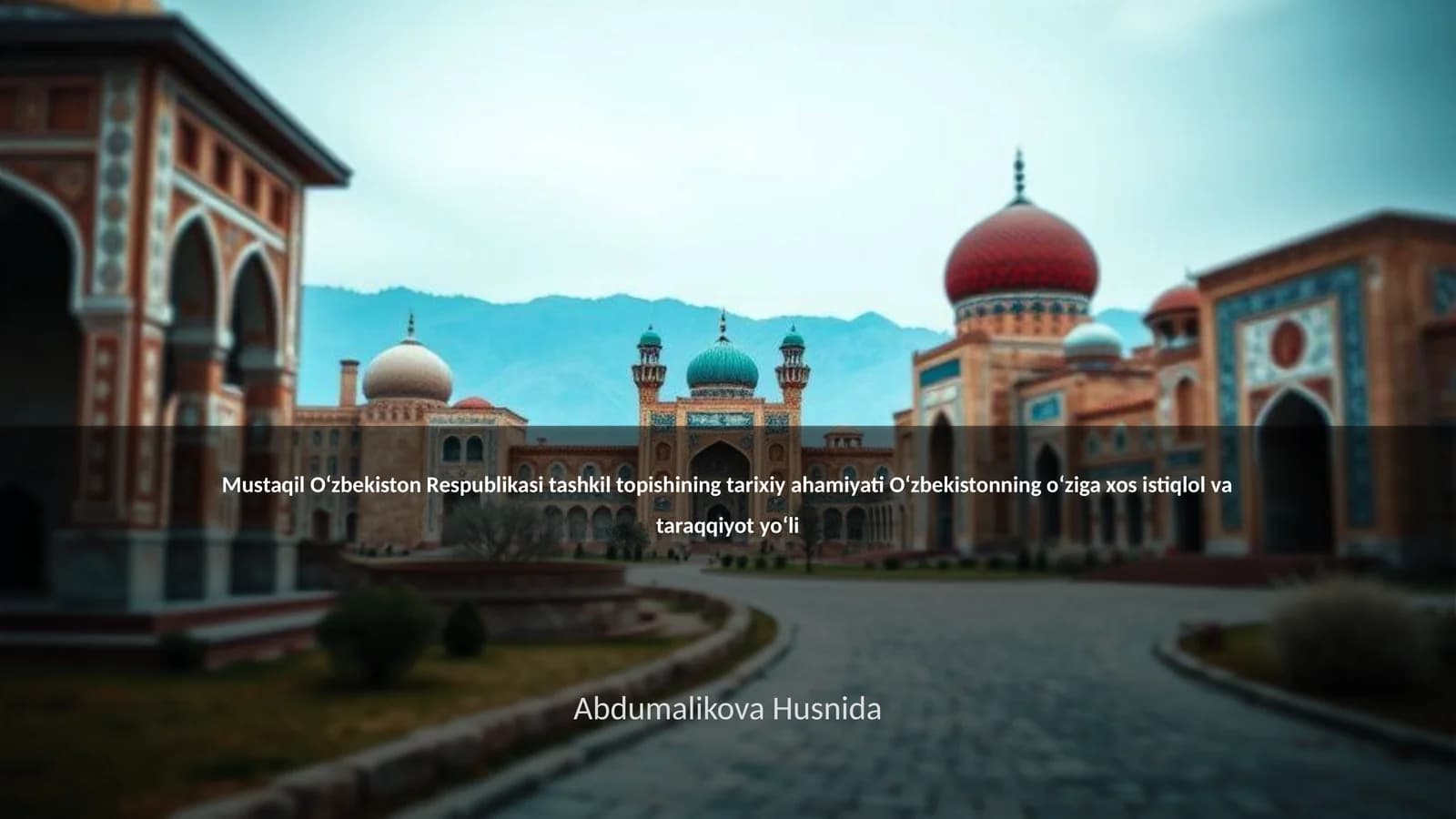 Mustaqil Oʻzbekistonning tashkil tarixi