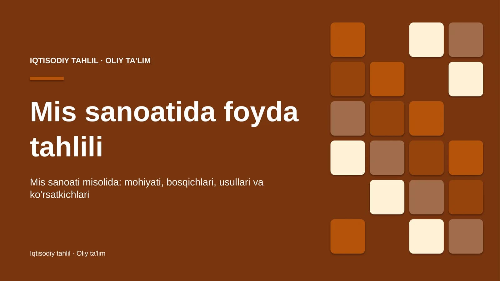 mis sanoatida foyda tahlili 8281