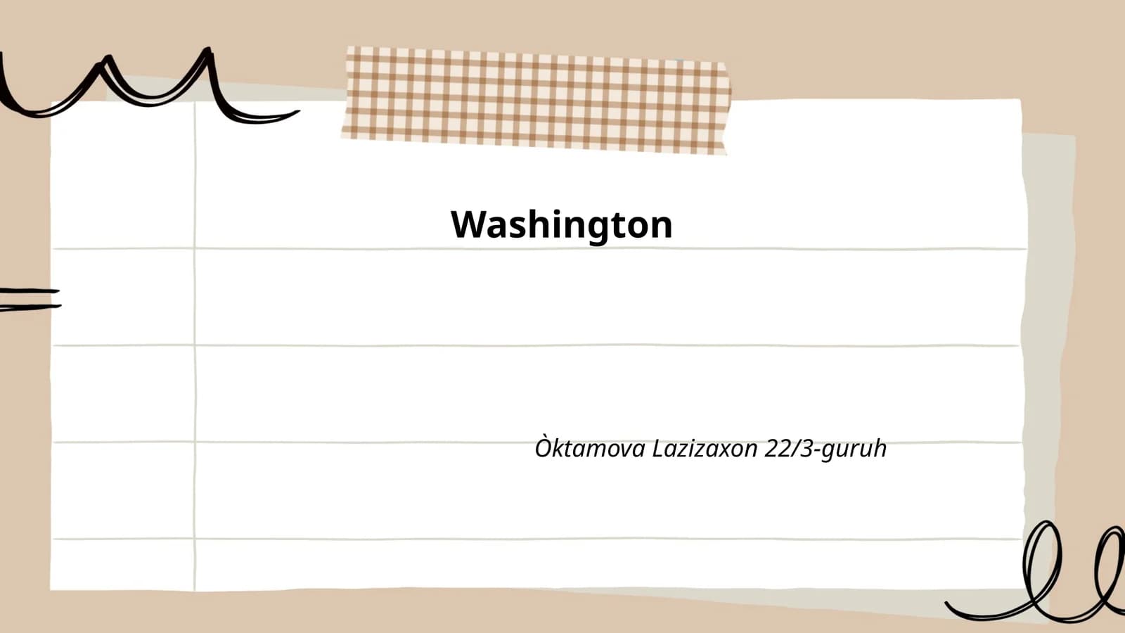 George Washington