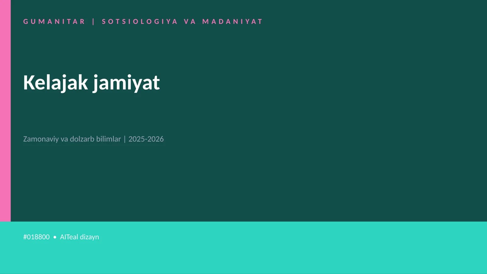 Kelajak jamiyat