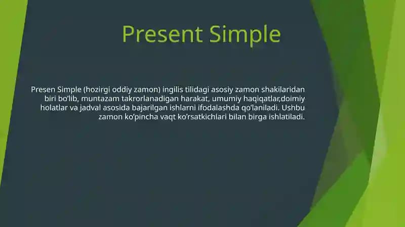 Present Simple