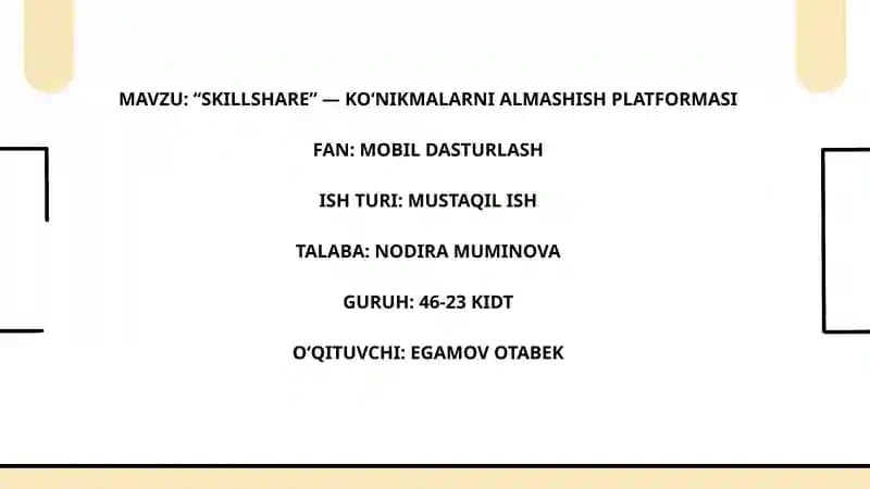 "SkillShare"