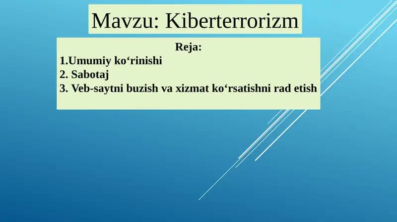 Kiberterrorizm
