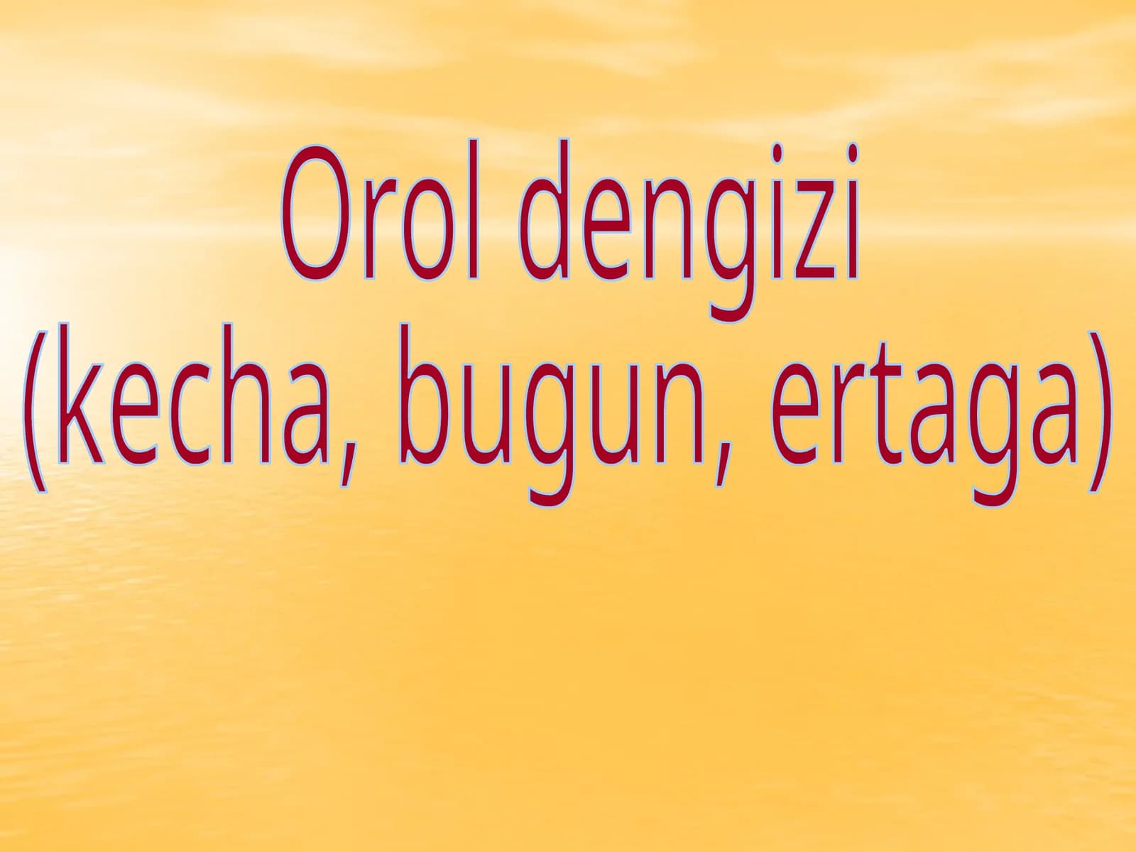 Orol dengizi