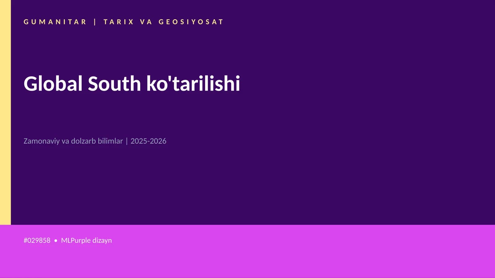 Global South ko'tarilishi