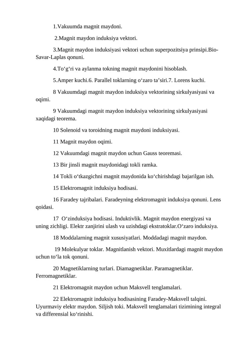 Vakuumda magnit maydoni