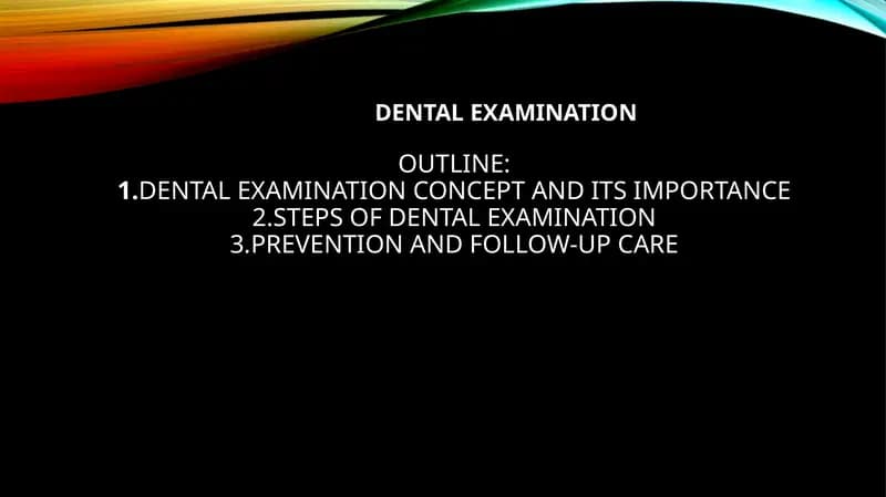 Dental Examination