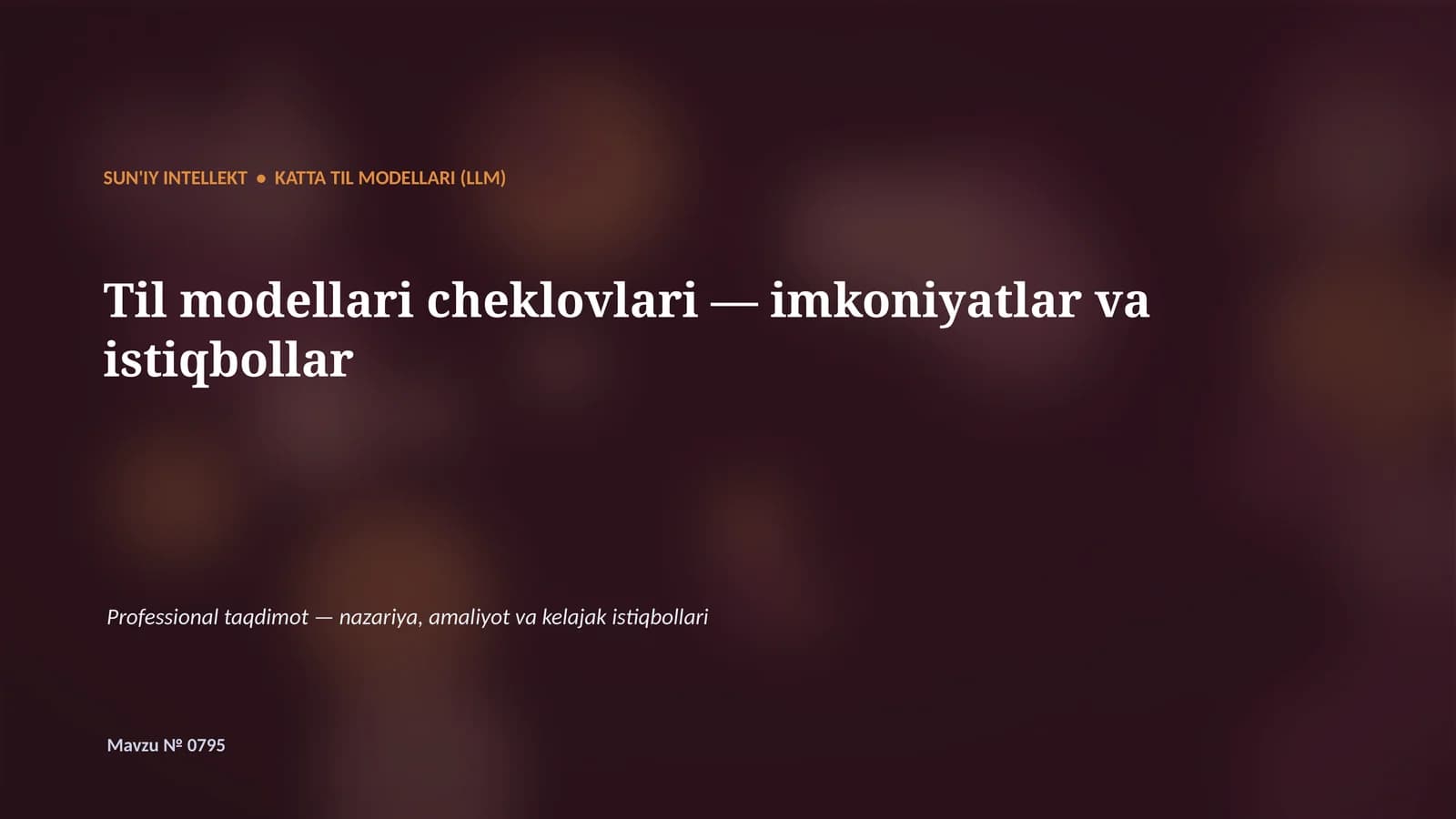 KATTA TIL MODELLARI (LLM)