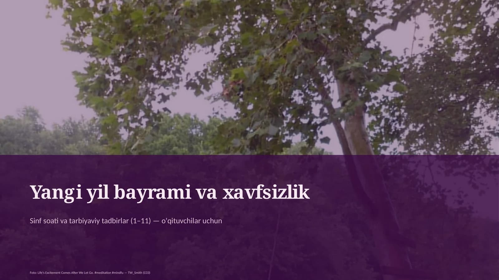 Yangi yil bayrami va xavfsizlik