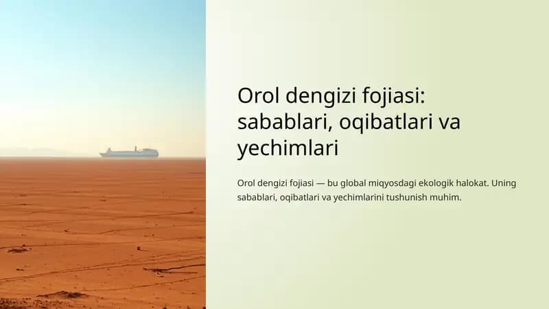 Orol dengizi fojiasi