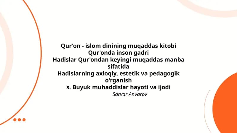 Qur'on - islom dinining muqaddas kitobi