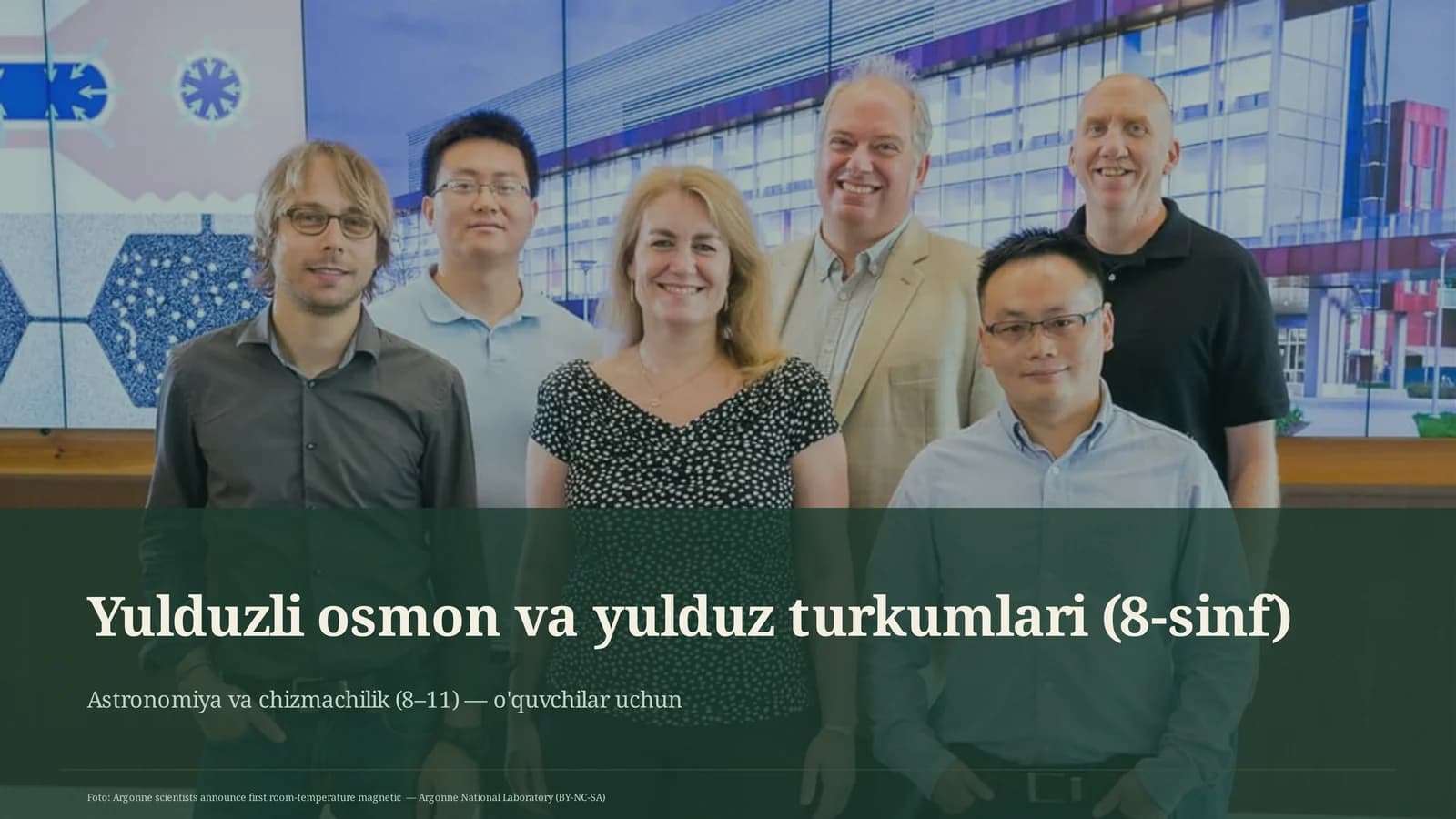 Yulduzli osmon va yulduz turkumlari (8-sinf)