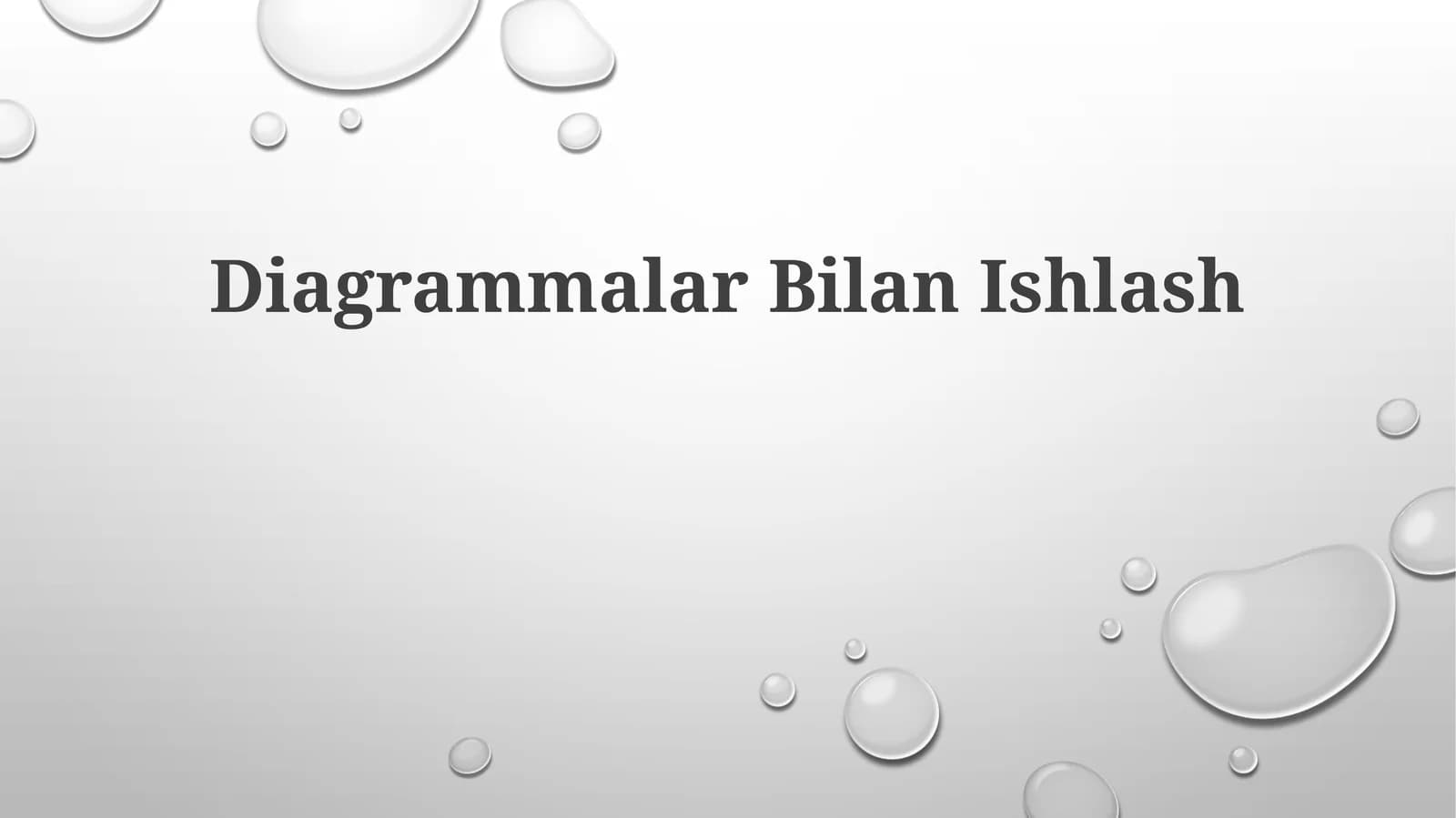 Diagrammalar Bilan Ishlash