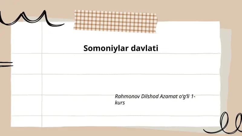 Somoniylar davlati