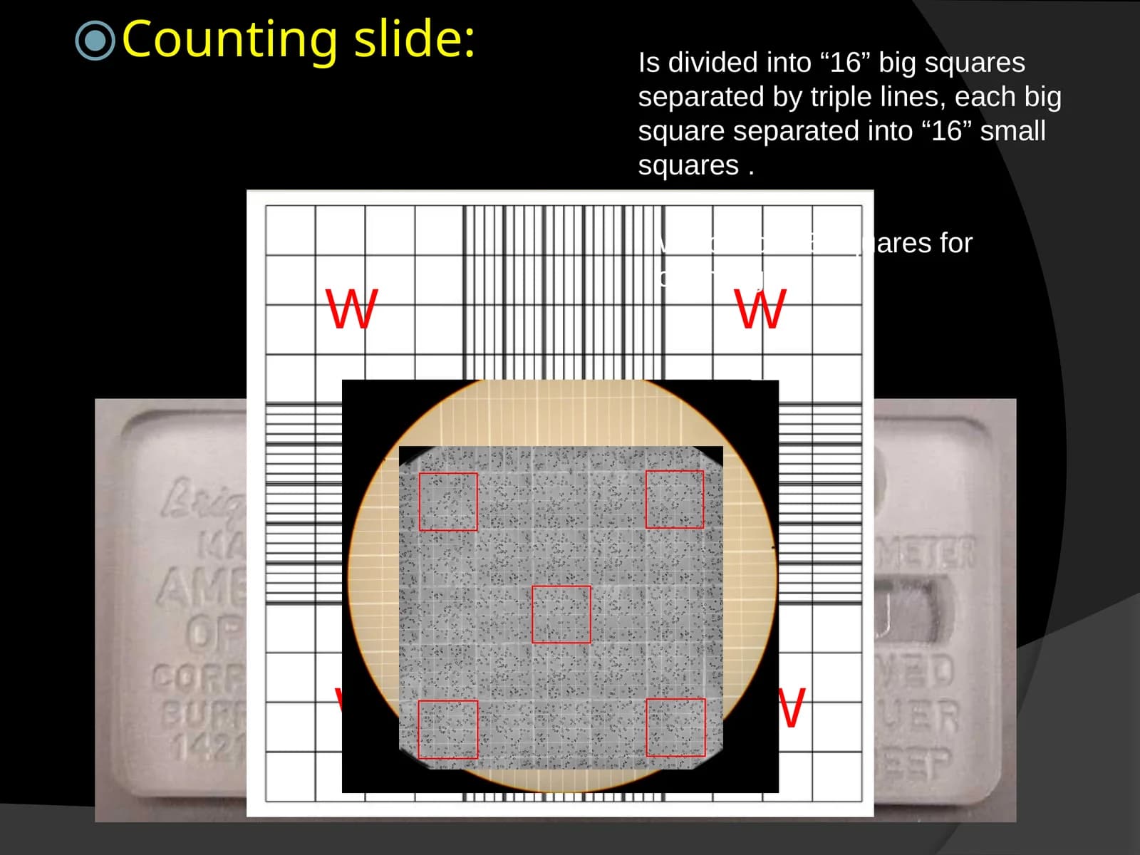 Counting slide