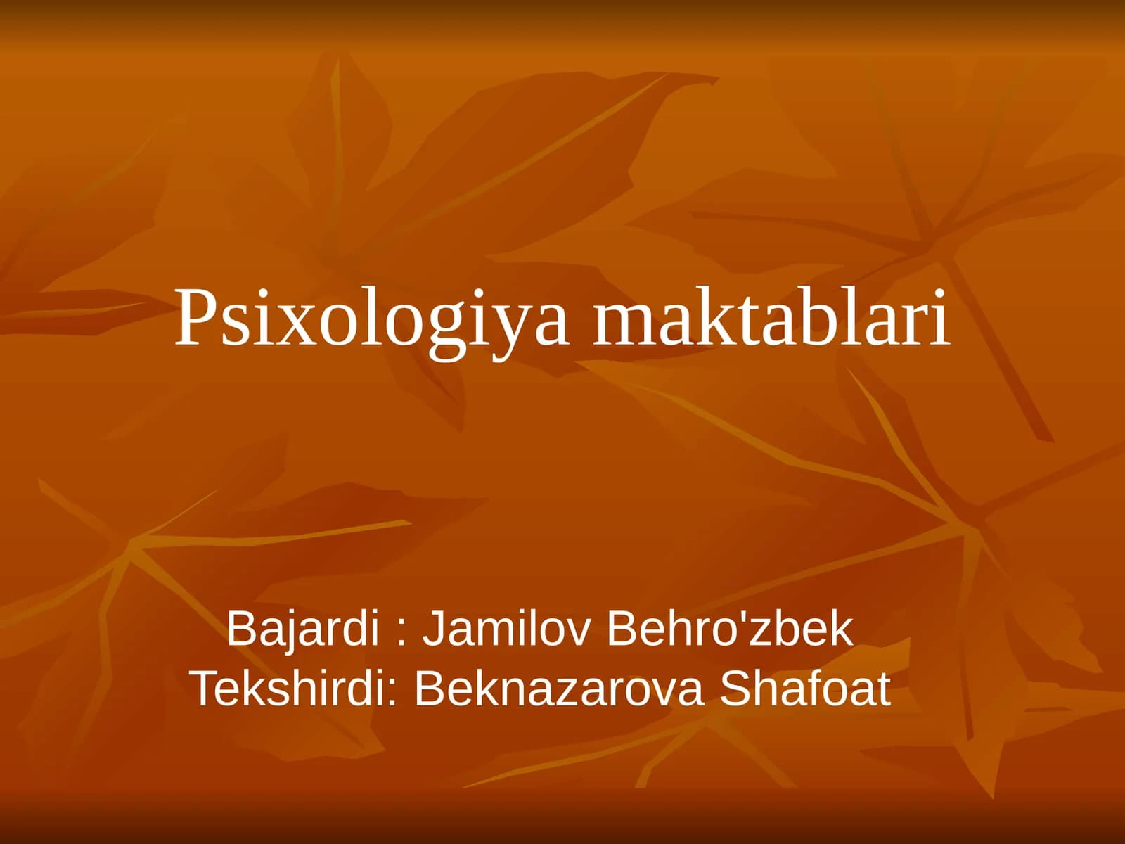 Psixologiyamaktablari