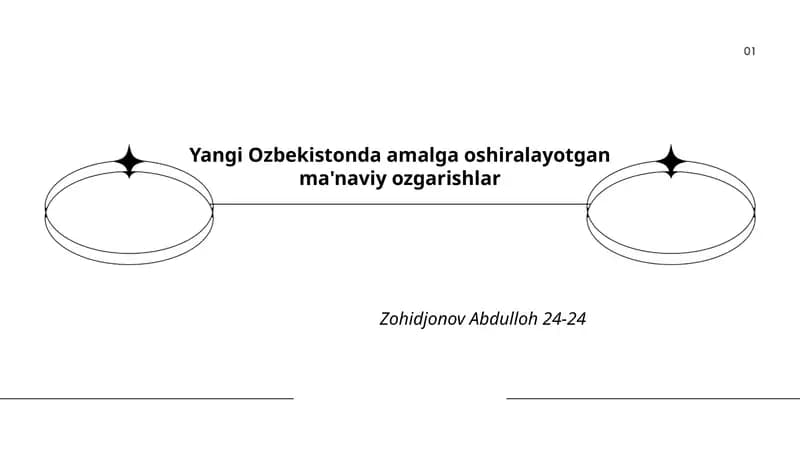 Yangi O'zbekistonning ma'naviyat konsepsiyasi