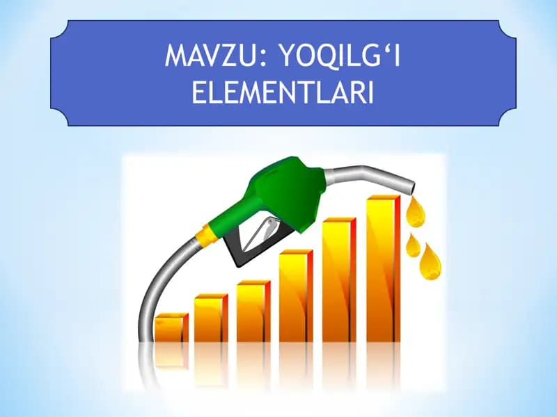 YOQILG‘I ELEMENTLARI.